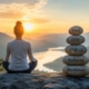 Professional practicing self-care and wellbeing to prevent burnout